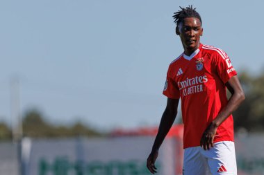 Olivio Tome, Liga Revelacao maçında Estadio Aurelio Pereira 'da Sporting CP ve SL Benfica takımları arasında görüldü.