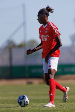 Olivio Tome, Liga Revelacao maçında Estadio Aurelio Pereira 'da Sporting CP ve SL Benfica takımları arasında görüldü.