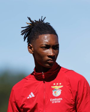 Olivio Tome, Liga Revelacao maçında Estadio Aurelio Pereira 'da Sporting CP ve SL Benfica takımları arasında görüldü.
