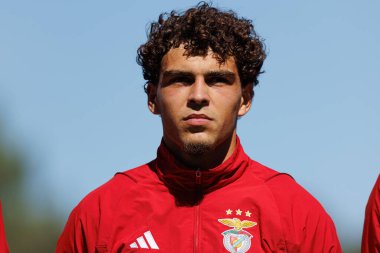 Guilherme Peixoto, Liga Revelacao maçında Estadio Aurelio Pereira 'daki SL Benfica ve Sporting CP takımları arasında görüldü.