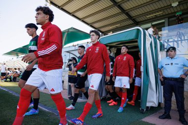 Joao Fonseca, Liga Revelacao maçı sırasında Estadio Aurelio Pereira 'da Sporting CP ve SL Benfica takımları arasında görüldü.