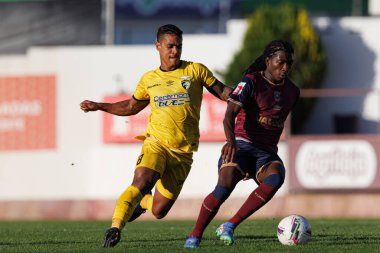 Geovane, David Costa Liga Portekiz 2 maçında SCU Torreense ve Portimonense SC takımları arasında görüldü (Maciej Rogowski)