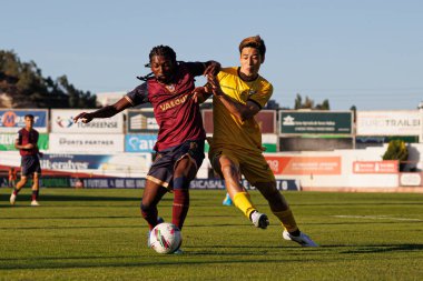 David Costa, Yuki Kobayashi Liga Portekiz 2 maçında SCU Torreense ve Portimonense SC takımları arasında görüldü (Maciej Rogowski)