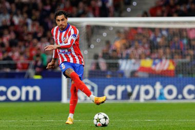 Jose Maria Gimenez UEFA Şampiyonlar Ligi maçında Atletico de Madrid ve Red Bull Leipzig (Maciej Rogowski) takımları arasında görüldü.)