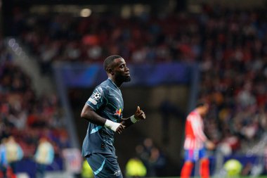 Lutsharel Geertruida UEFA Şampiyonlar Ligi maçında Atletico de Madrid ve Red Bull Leipzig (Maciej Rogowski) takımları arasında görüldü.)