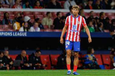 Marcos Llorente UEFA Şampiyonlar Ligi maçında Atletico de Madrid ve Red Bull Leipzig (Maciej Rogowski) takımları arasında görüldü.)