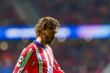 Antoine Griezmann UEFA Şampiyonlar Ligi maçında Atletico de Madrid ve Red Bull Leipzig (Maciej Rogowski) takımları arasında görüldü.)