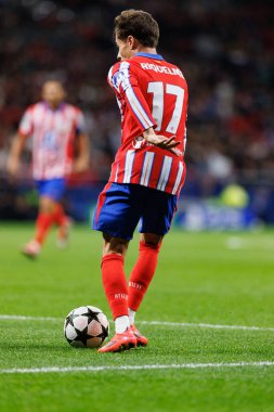 Rodrigo Riquelme UEFA Şampiyonlar Ligi maçında Atletico de Madrid ve Red Bull Leipzig (Maciej Rogowski) takımları arasında görüldü.)