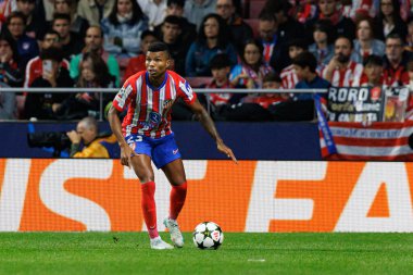 Reinildo Mandava UEFA Şampiyonlar Ligi maçında Atletico de Madrid ve Red Bull Leipzig (Maciej Rogowski)