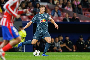 Willi Orban UEFA Şampiyonlar Ligi maçında Atletico de Madrid ve Red Bull Leipzig (Maciej Rogowski) takımları arasında görüldü.)