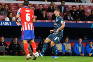 Willi Orban UEFA Şampiyonlar Ligi maçında Atletico de Madrid ve Red Bull Leipzig (Maciej Rogowski) takımları arasında görüldü.)