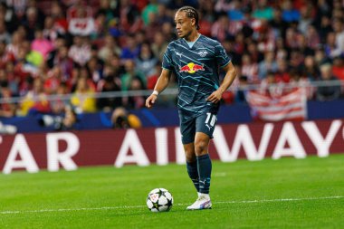 Xavi Simons UEFA Şampiyonlar Ligi maçında Atletico de Madrid ve Red Bull Leipzig (Maciej Rogowski) takımları arasında görüldü.)
