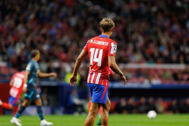 Marcos Llorente UEFA Şampiyonlar Ligi maçında Atletico de Madrid ve Red Bull Leipzig (Maciej Rogowski) takımları arasında görüldü.)