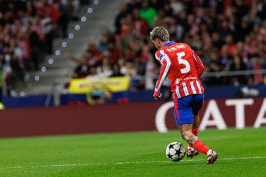 Rodrigo de Paul UEFA Şampiyonlar Ligi maçında Atletico de Madrid ve Red Bull Leipzig (Maciej Rogowski) takımları arasında görüldü.)