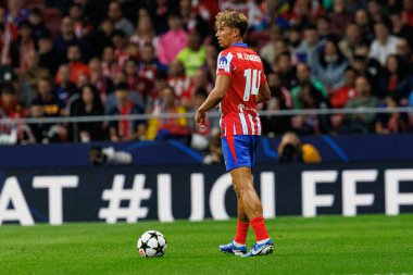 Marcos Llorente UEFA Şampiyonlar Ligi maçında Atletico de Madrid ve Red Bull Leipzig (Maciej Rogowski) takımları arasında görüldü.)