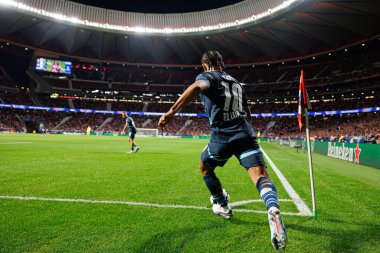 Xavi Simons UEFA Şampiyonlar Ligi maçında Atletico de Madrid ve Red Bull Leipzig (Maciej Rogowski) takımları arasında görüldü.)