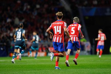 Marcos Llorente UEFA Şampiyonlar Ligi maçında Atletico de Madrid ve Red Bull Leipzig (Maciej Rogowski) takımları arasında görüldü.)