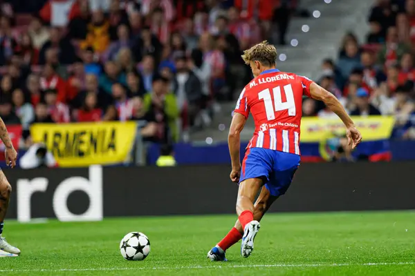 Marcos Llorente UEFA Şampiyonlar Ligi maçında Atletico de Madrid ve Red Bull Leipzig (Maciej Rogowski) takımları arasında görüldü.)