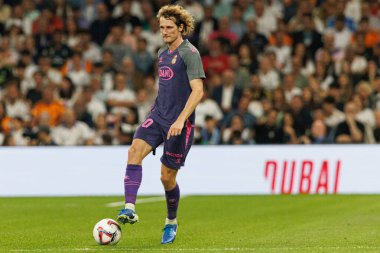 Alex King, Real Madrid FC ve RCD Espanyol de Barcelona takımları arasında Estadio Santiago Bernabeu (Maciej Rogowski)