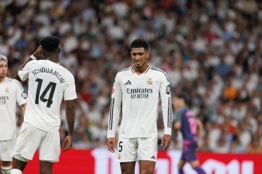 Jude Bellingham, Real Madrid FC ve RCD Espanyol de Barcelona takımları arasında Estadio Santiago Bernabeu (Maciej Rogowski)