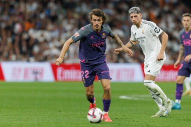 Carlos Romero, Real Madrid FC ve RCD Espanyol de Barcelona takımları arasında Estadio Santiago Bernabeu (Maciej Rogowski)