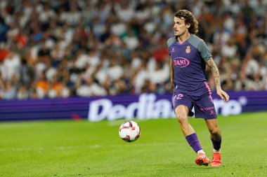Carlos Romero, Real Madrid FC ve RCD Espanyol de Barcelona takımları arasında Estadio Santiago Bernabeu (Maciej Rogowski)