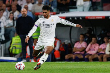 Jude Bellingham, Real Madrid FC ve RCD Espanyol de Barcelona takımları arasında Estadio Santiago Bernabeu (Maciej Rogowski)