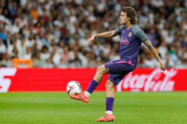 Carlos Romero, Real Madrid FC ve RCD Espanyol de Barcelona takımları arasında Estadio Santiago Bernabeu (Maciej Rogowski)
