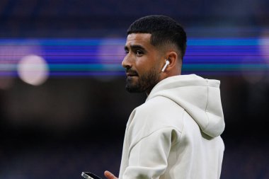 Naci Unuvar, Real Madrid FC ve RCD Espanyol de Barcelona takımları arasında Estadio Santiago Bernabeu 'da (Maciej Rogowski)