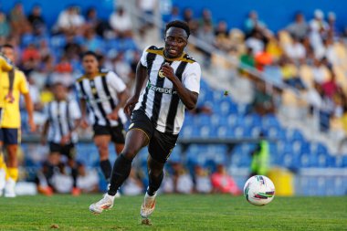 Arvin Appiah, Liga Portekiz maçı sırasında Estoril Praia ve CD Nacional takımları arasında Estadio Antonio Coimbra da Mota 'da görüldü.
