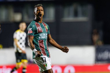 Luis Nani, Liga Portekiz maçında Estrela Amadora ve Boavista FC takımları arasında attığı golün ardından Estadio Jose Gomes 'de maç yaparken görüldü.