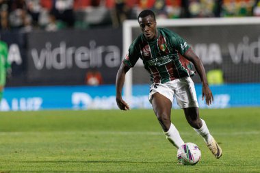 Nilton Varela, Liga Portekiz maçı sırasında Estrela Amadora ve Boavista FC takımları arasında Estadio Jose Gomes 'de görüldü.