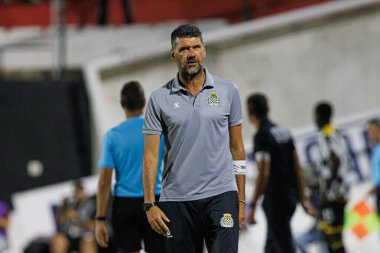 Cristiano Bacci, Liga Portekiz maçı sırasında Estrela Amadora ve Boavista FC takımları arasında Estadio Jose Gomes 'de görüldü.