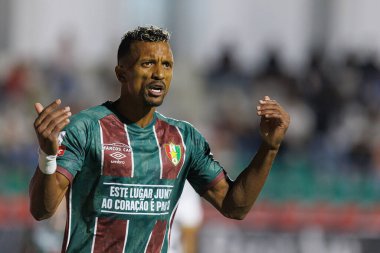 Luis Nani Liga Portekiz maçı sırasında Estrela Amadora ve Boavista FC takımları arasında Estadio Jose Gomes 'de görüldü.