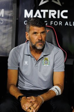 Cristiano Bacci, Liga Portekiz maçı sırasında Estrela Amadora ve Boavista FC takımları arasında Estadio Jose Gomes 'de görüldü.