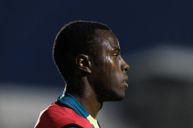 Nilton Varela, Liga Portekiz maçı sırasında Estrela Amadora ve Boavista FC takımları arasında Estadio Jose Gomes 'de görüldü.