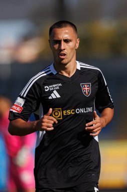 Leonardo Lelo, Liga Portekiz maçı sırasında Casa Pia AC ve Moreirense FC takımları arasında Estadio Municipal Rio Maior 'da (Maciej Rogowski)