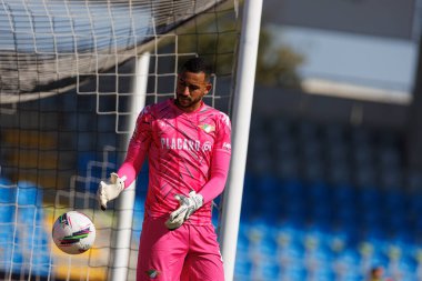 Estadio Belediyesi Rio Maior 'daki Casa Pia AC ve Moreirense FC takımları arasında oynanan Liga Portekiz maçı sırasında Kewin Silva (Maciej Rogowski)