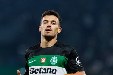Pedro Goncalves, UEFA Şampiyonlar Ligi maçında Sporting CP ve LOSC Lille (Maciej Rogowski) takımları arasında görüldü) 