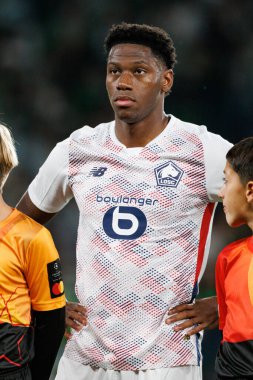 Jonathan David, UEFA Şampiyonlar Ligi maçında, Sporting CP ve LOSC Lille (Maciej Rogowski) 