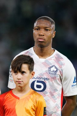 Bafode Diakite, Sporting CP ve LOSC Lille (Maciej Rogowski) takımları arasındaki UEFA Şampiyonlar Ligi maçında görüldü) 
