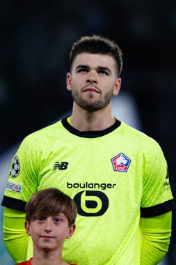 Lucas Chevalier, UEFA Şampiyonlar Ligi maçında Sporting CP ve LOSC Lille (Maciej Rogowski) 