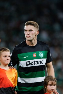 Viktor Gyokeres  seen during UEFA Champions League game between teams of Sporting CP and LOSC Lille (Maciej Rogowski)  clipart