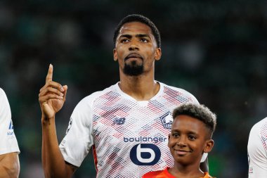 Alexsander Ribeiro seen during UEFA Champions League game between teams of Sporting CP and LOSC Lille (Maciej Rogowski)  clipart