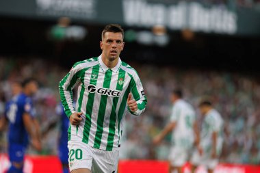 Giovani Lo Celso LaLiga EASPORTS maçı sırasında Real Betis Balompie ve Getafe CF takımları arasında Estadio Benito Villamarin 'de (Maciej Rogowski)
