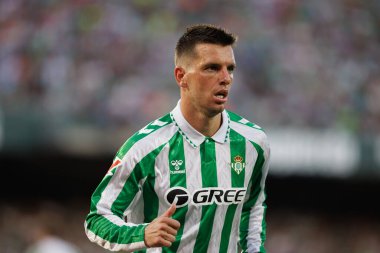 Giovani Lo Celso LaLiga EASPORTS maçı sırasında Real Betis Balompie ve Getafe CF takımları arasında Estadio Benito Villamarin 'de (Maciej Rogowski)