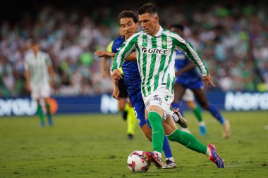 Giovani Lo Celso LaLiga EASPORTS maçı sırasında Real Betis Balompie ve Getafe CF takımları arasında Estadio Benito Villamarin 'de (Maciej Rogowski)