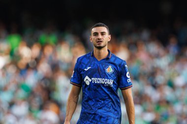 Juan Iglesias LaLiga EASPORTS maçı sırasında Real Betis Balompie ve Getafe CF takımları arasında Estadio Benito Villamarin (Maciej Rogowski)