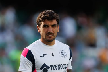 Mauro Arambarri LaLiga EASPORTS maçı sırasında Real Betis Balompie ve Getafe CF takımları arasında Estadio Benito Villamarin 'de (Maciej Rogowski)