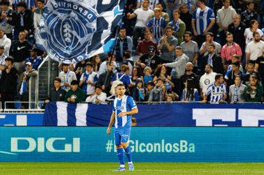 Aleksandar Sedlar, LaLiga EA SPORTS maçı sırasında Estadio Mendizorroza 'da Deportivo Alaves ve Sevilla FC takımları arasında görüldü (Maciej Rogowski)